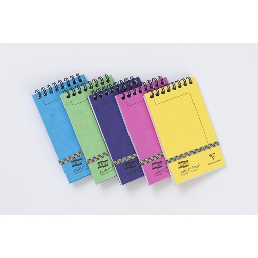 Clairefontaine Europa Minor Notepad 12pgs 127mm x 76mm Assorted PK20