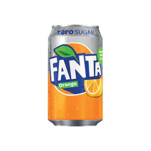 [AU18041] Fanta Orange Zero 330ml Cans PK24