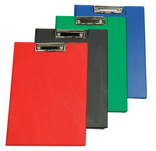 Q-Connect PVC Foldover Clipboards Foolscap