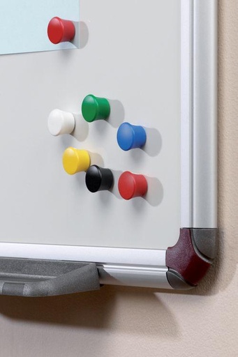 [NB12053] Nobo Magnetic Pins for Whiteboards 18mm Dia Assorted PK12