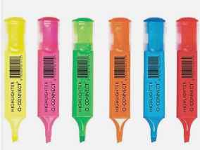 Q-Connect Highlighters PK10