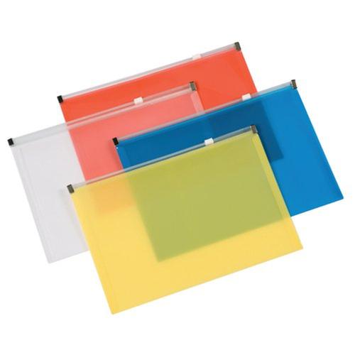 Q-Connect Polypropylene Document Zip Wallet A5