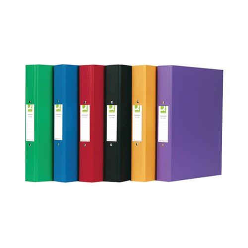 Q-Connect 2 Ring Paper Over Board 25mm Ring Binder PK10