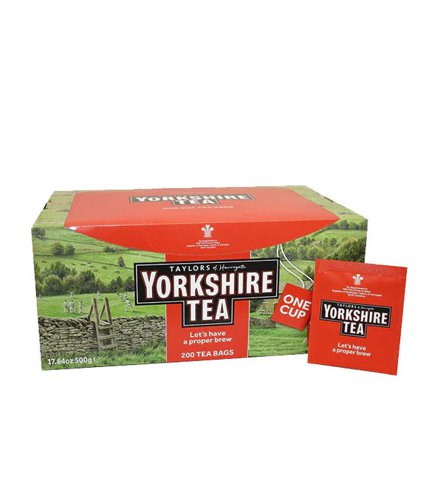 [TH12128] Yorkshire Tea Tagged & Enveloped PK200