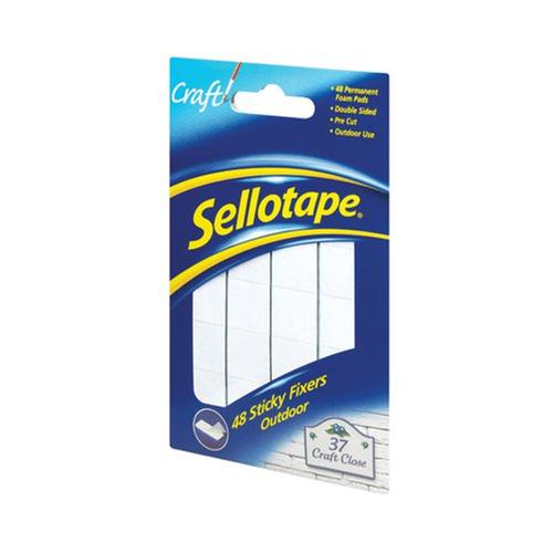[SE37984] Sellotape Sticky Fixers 12mm x 25mm 56 Pads per Pack