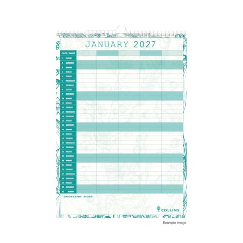 [CDTAFC13527] Collins A3 Wall Calendar Tara 2027