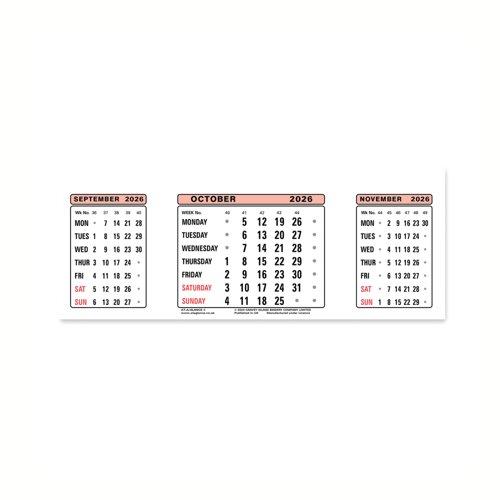 [AT3SR] At-A-Glance Refillable Calendar Refill 2026