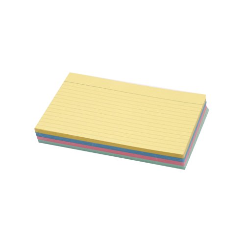 [JT16199] Concord Record Index Card 152mm x 102mm (6x4") Ruled Assorted PK100