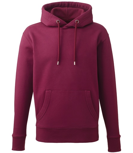 Anthem Organic Hooded Sweatshirt AM001 Burgundy
