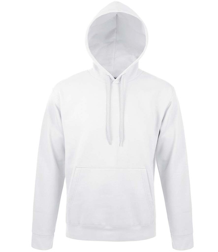SOLS Unisex Snake Hooded Sweatshirt 47101 White