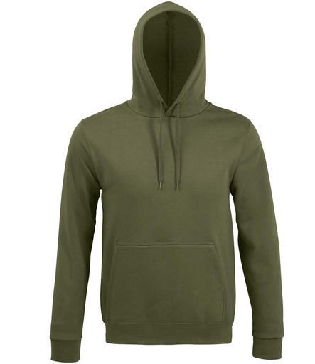 SOLS Unisex Snake Hooded Sweatshirt 47101 Army