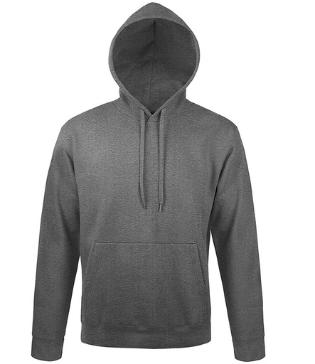 SOL'S Unisex Snake Hooded Sweatshirt 47101 Charcoal Marl
