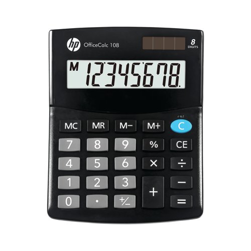 HP Officecalc 108 8 Digit Semi Desktop Calculator