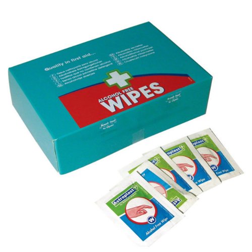 [WAC10445] Wallace Cameron Saline Alcohol Free Wipes Sachets PK100