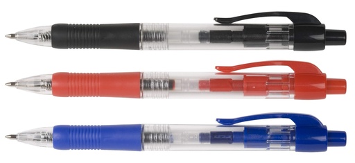 Q-Connect Retractable Ballpoint Pen Medium PK10