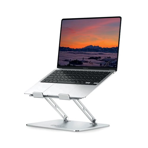[CE10135] Contour Ergonomics Adjustable Aluminium Laptop Stand Silver