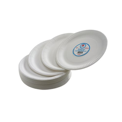 [CPD75061] Paper Plate 7" White PK-100