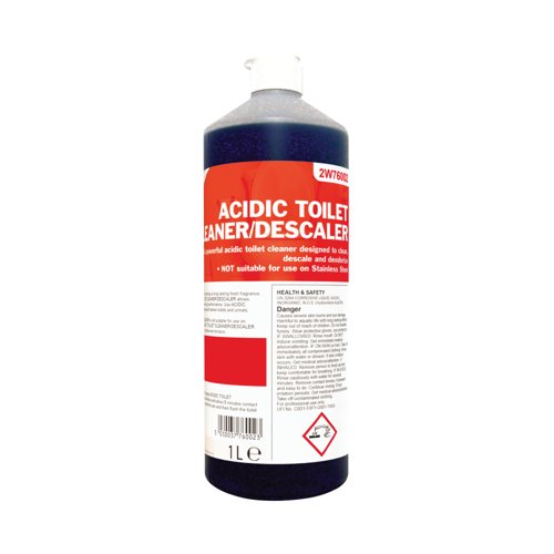 [2W76002] 2Work Acidic Toilet Cleaner/Descaler/Deodoriser 1L
