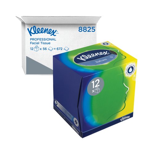[KC03377] Kleenex Balsam Facial Tissues Cube PK12