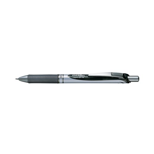 [PE07123] Pentel EnerGel Xm Retractable Gel Pen Medium Black PK12