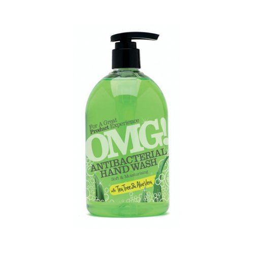 [CPD30398] OMG! Hand Wash Antibacterial Tea Tree/Aloe Vera 500ml PK12