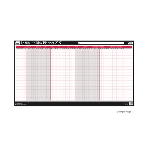 [SY65971] Sasco Annual Holiday Planner Unmounted 2027