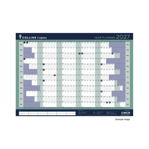 [CDCWC9] Collins A1 Year Unmounted Planner 2027 CWC9