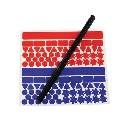 [KFKK] Q-Connect Planner Sticker 50 Labels Assorted Shapes