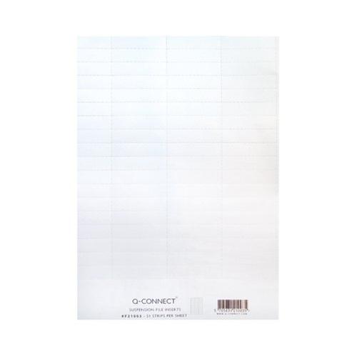 [KF21003] Q-Connect Suspension File Insert White PK50